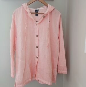 New Focus Casual Life Waffle Textured Hooded Jacket